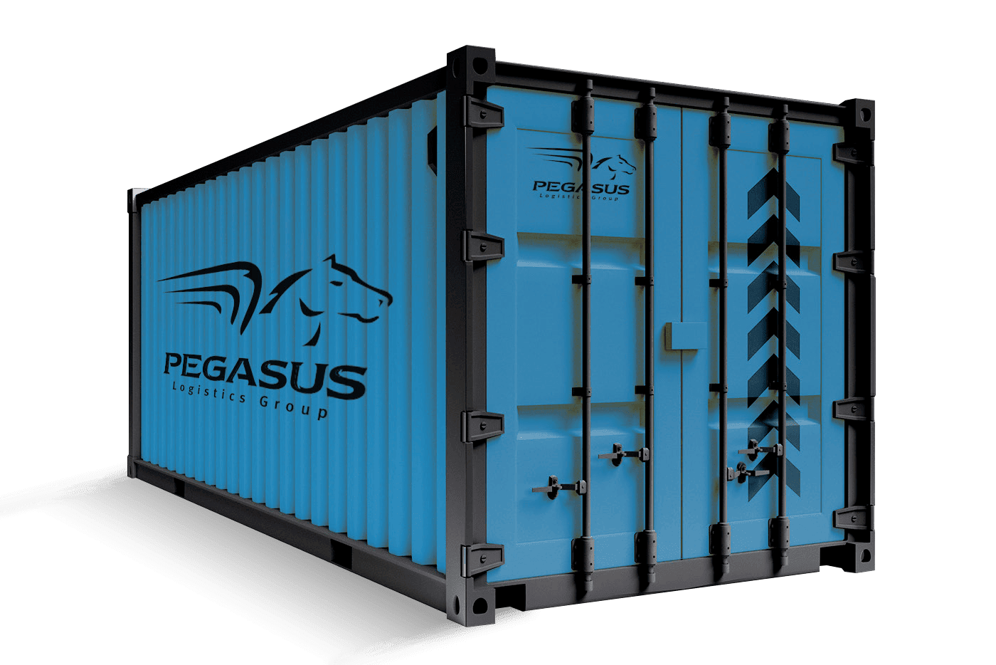 Pegasus Logistics Blue Container
