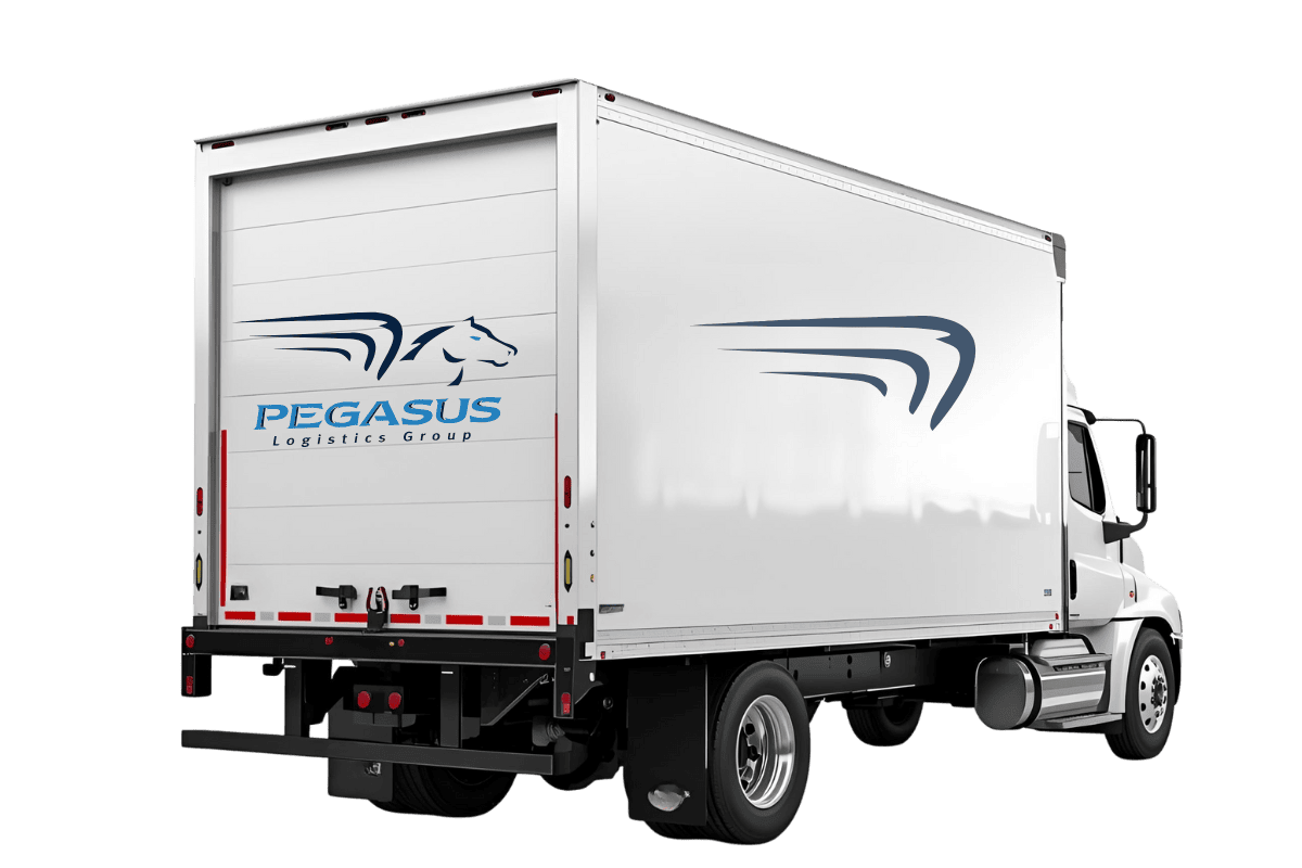 Expedited Shipping- Modern American box truck